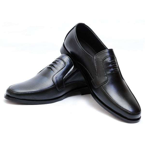 Black  Premium Leather Shoes.(3356-G Black)