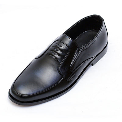 Black  Premium Leather Shoes.(3356-G Black)