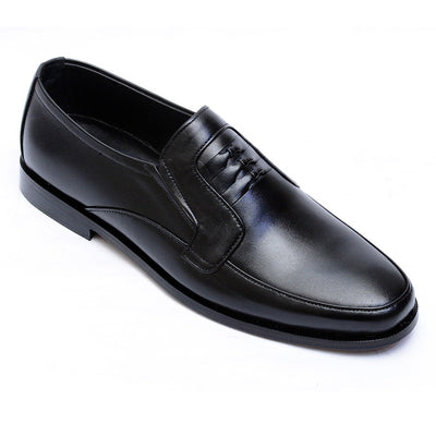 Black  Premium Leather Shoes.(3356-G Black)