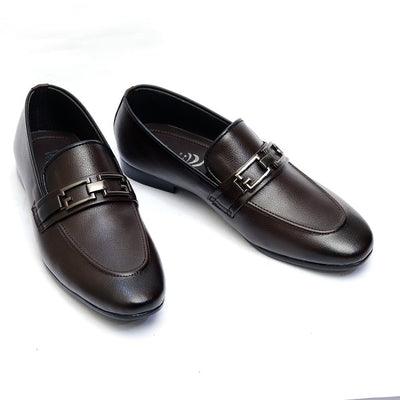 Brown Premium Leather Shoes.(9209-Brown).