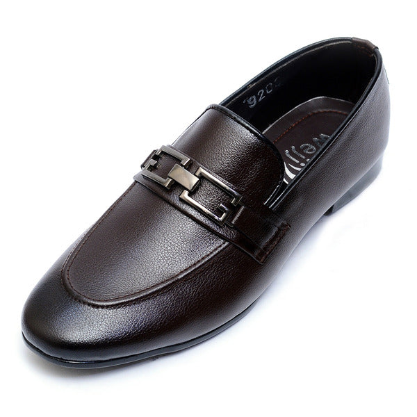 Brown Premium Leather Shoes.(9209-Brown).