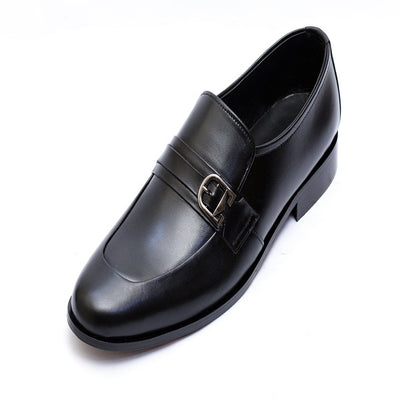 Black  Premium Leather Shoes.(3358-G Black)