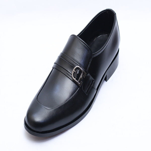 Black  Premium Leather Shoes.(3358-G Black)