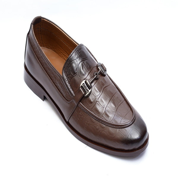 Premium brown Leather Shoes . (3345 G-Brown)