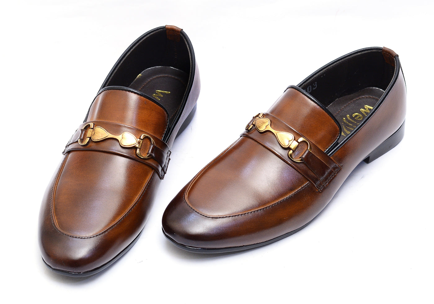 Mustard color Premium Leather Shoes.(9203- G Mustard)