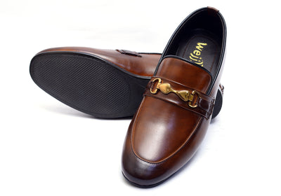 Mustard color Premium Leather Shoes.(9203- G Mustard)