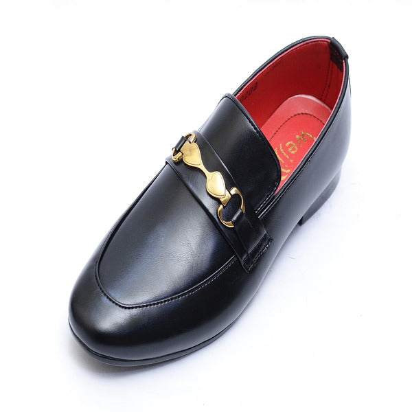 Black color Premium Leather Shoes .(9203-G Black )